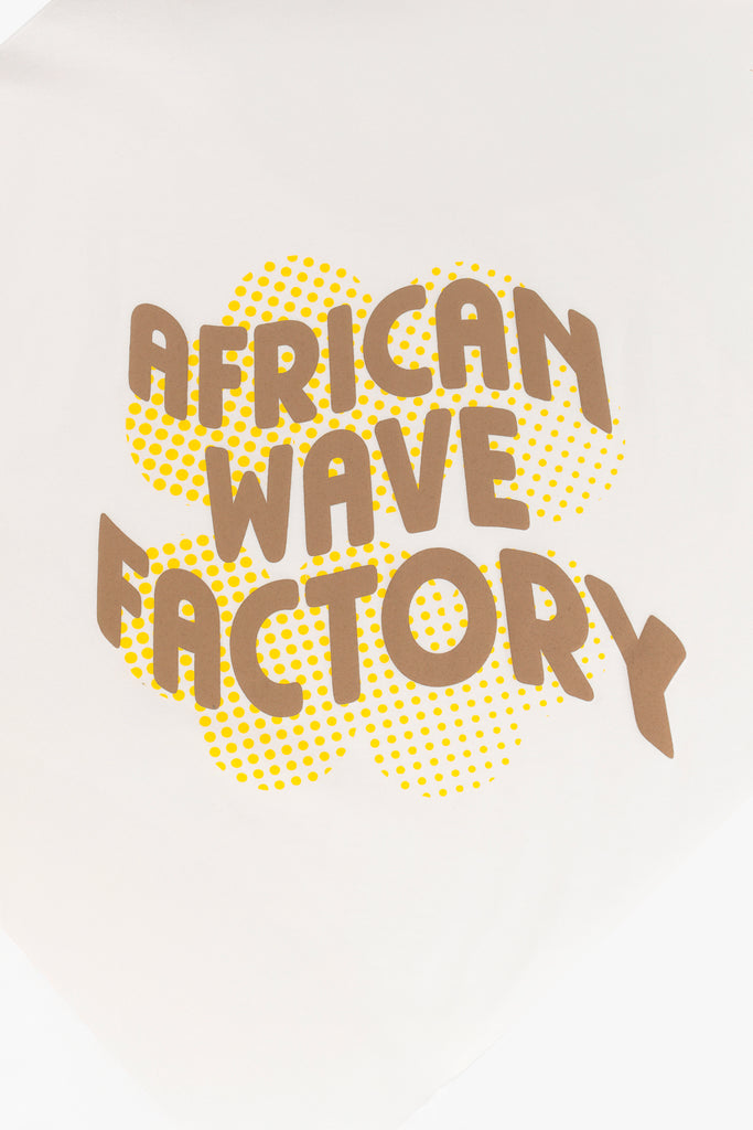 Mami Wata African Wave Factory surf tee, 100% cotton, made in Africa